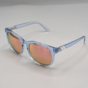 ⛔️ BLENDERS Sunglasses Pacific Grace Polarized Clear Blue Round Shades Mirror